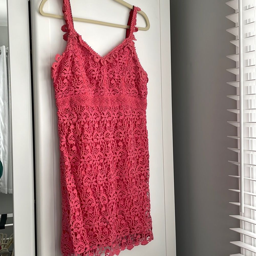 Yoana Baraschi coral dress